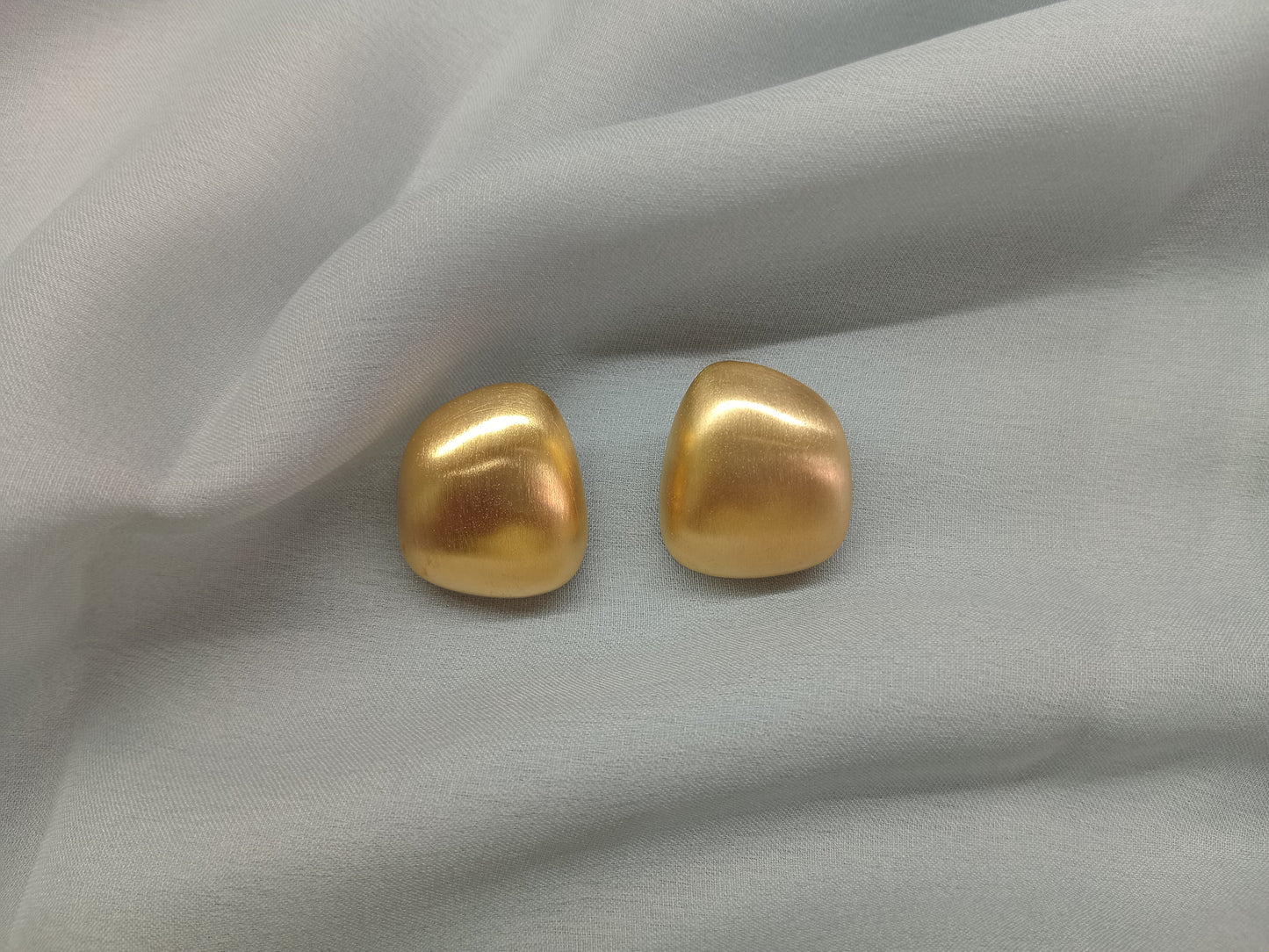 Gold Plated New Basket Style Loop Earring