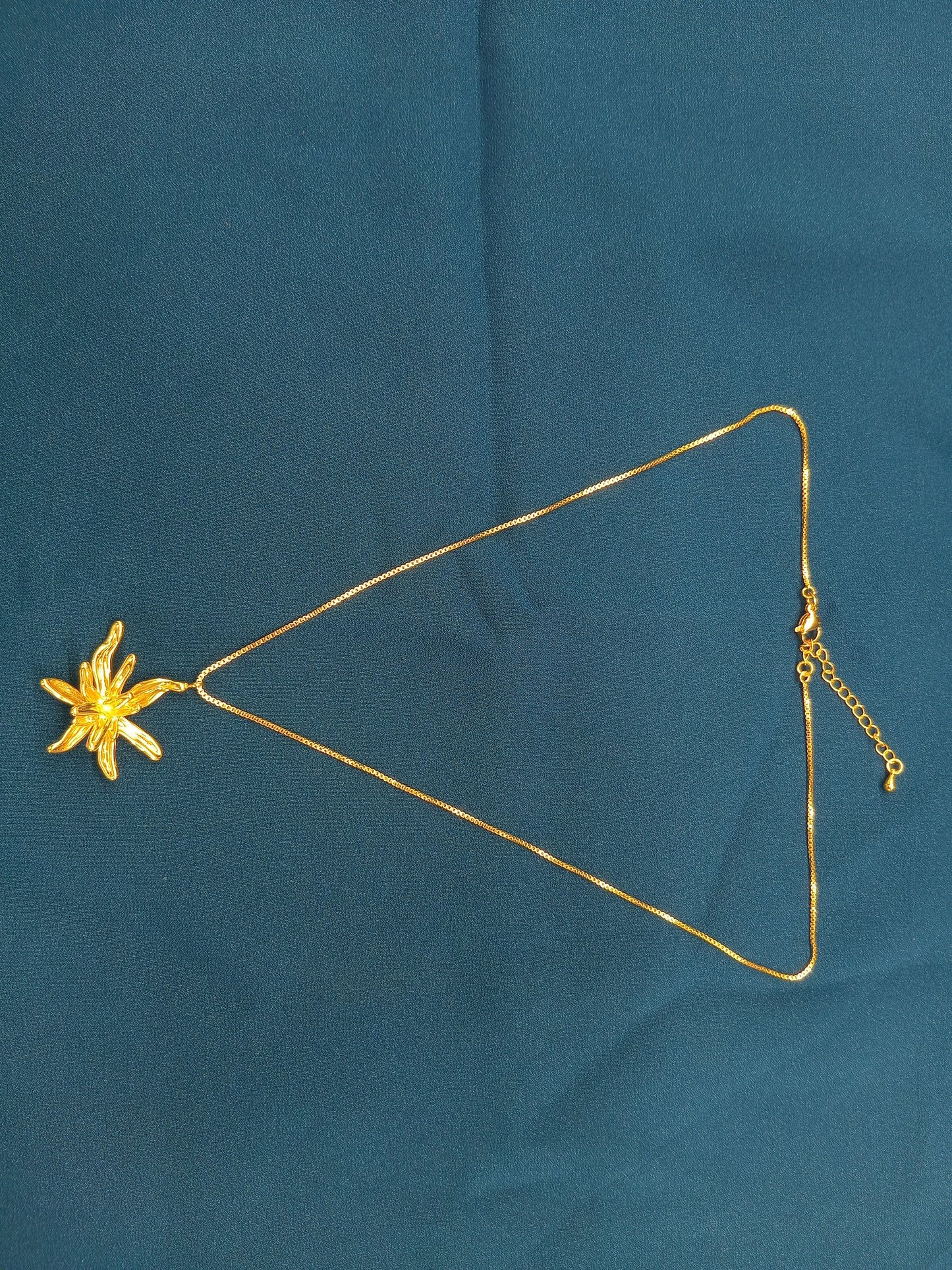 Gold Plated Star Fish Pedant Necklace Party Wear For Women