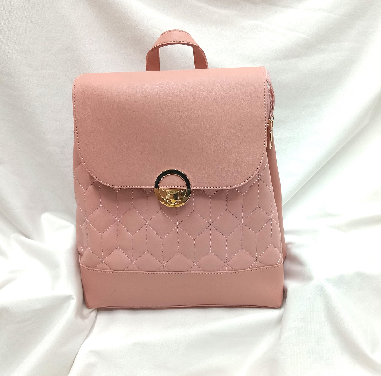 Lite pink stylish bag pack