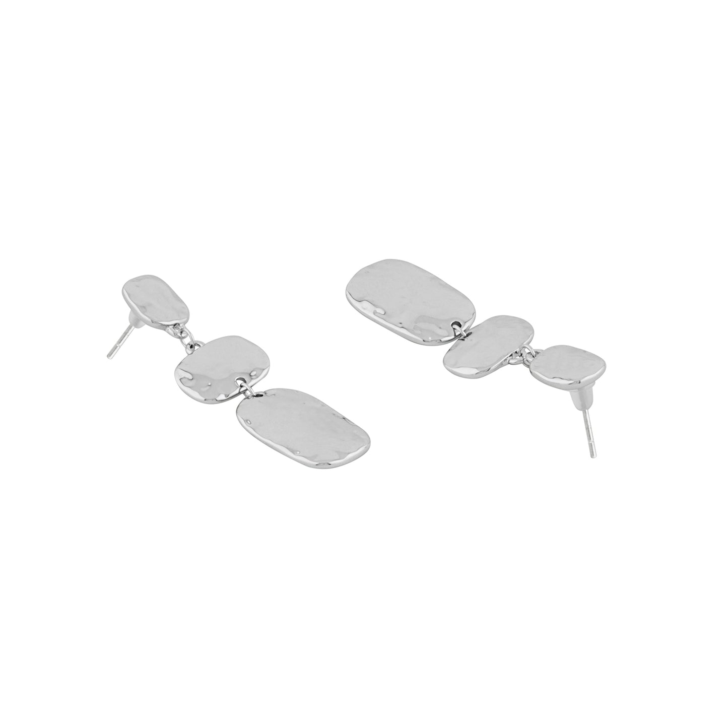 Silver drop dangle