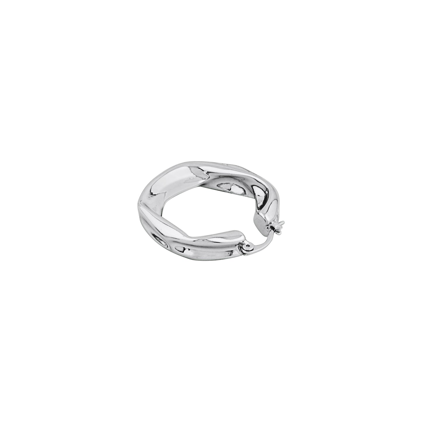 stunning Silver plated hoops