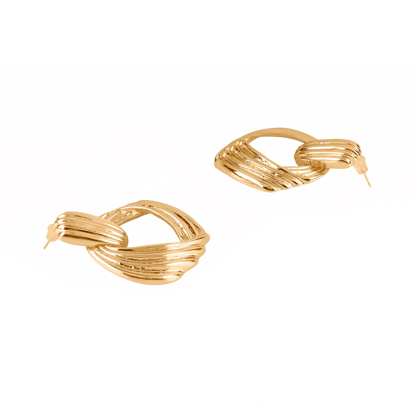 Golden drop dangle earring