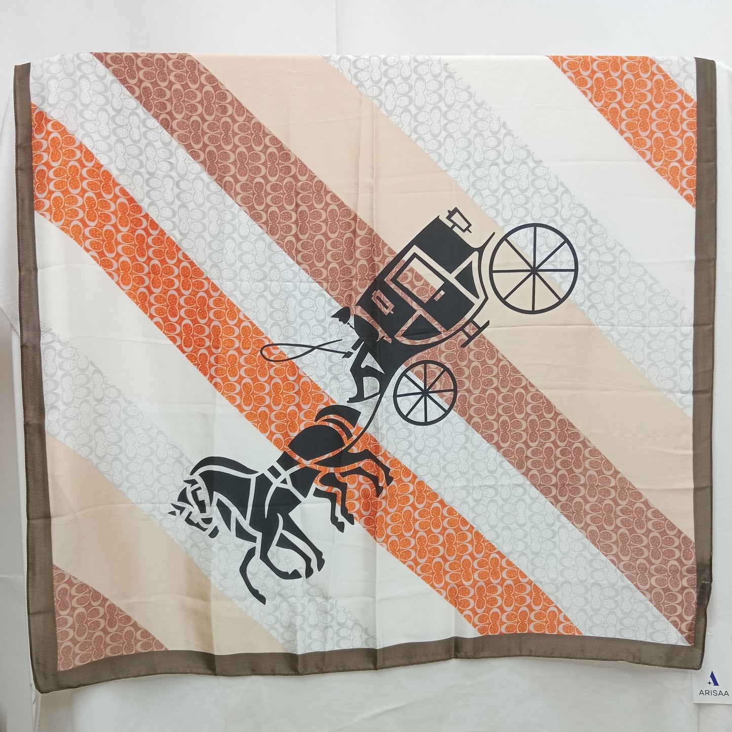 brow orange beautiful colour scarf