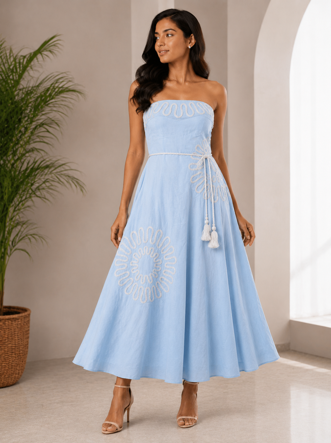 Sculpted Glamour Gown