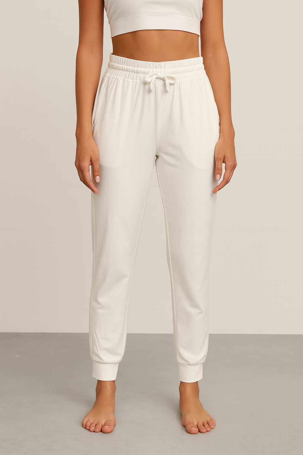 New Style White Pant For Morning Yoga