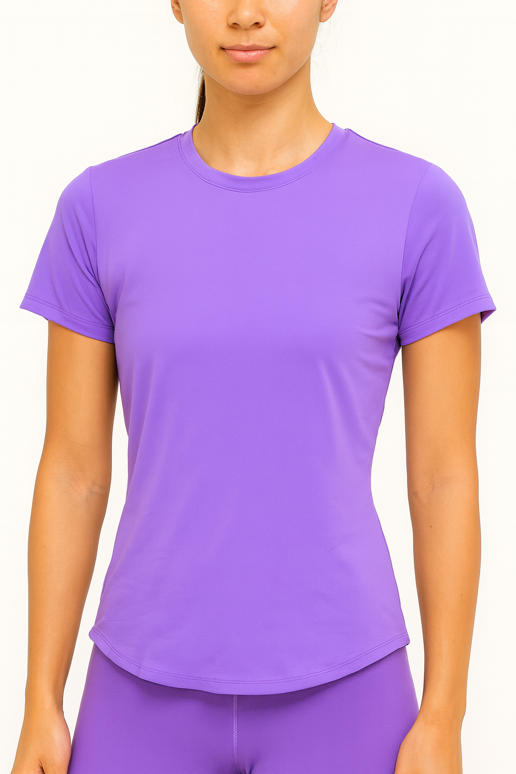 Purple T-Shirt For Yoga