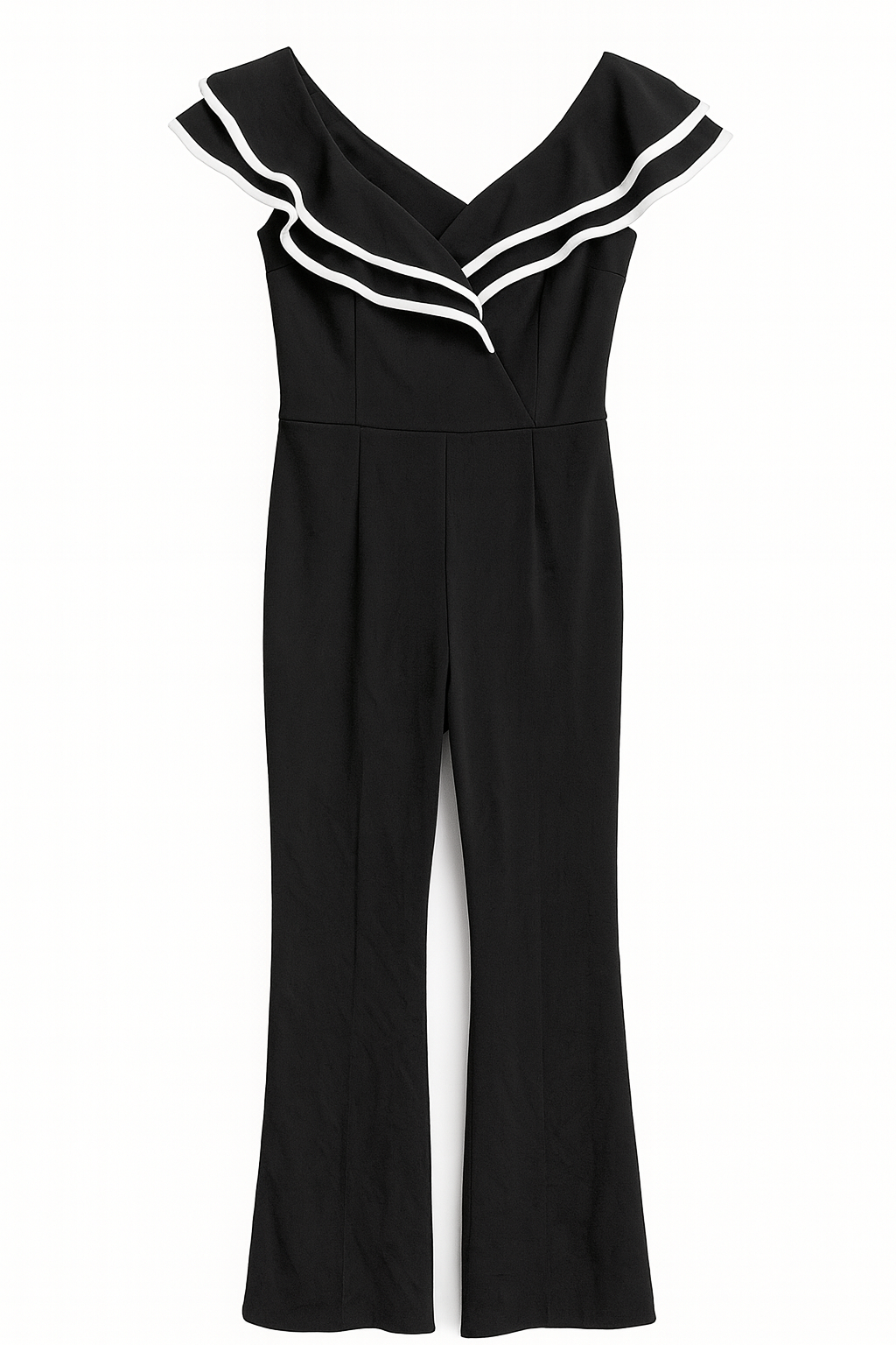 Marvellous look black jumpsuit for lady's