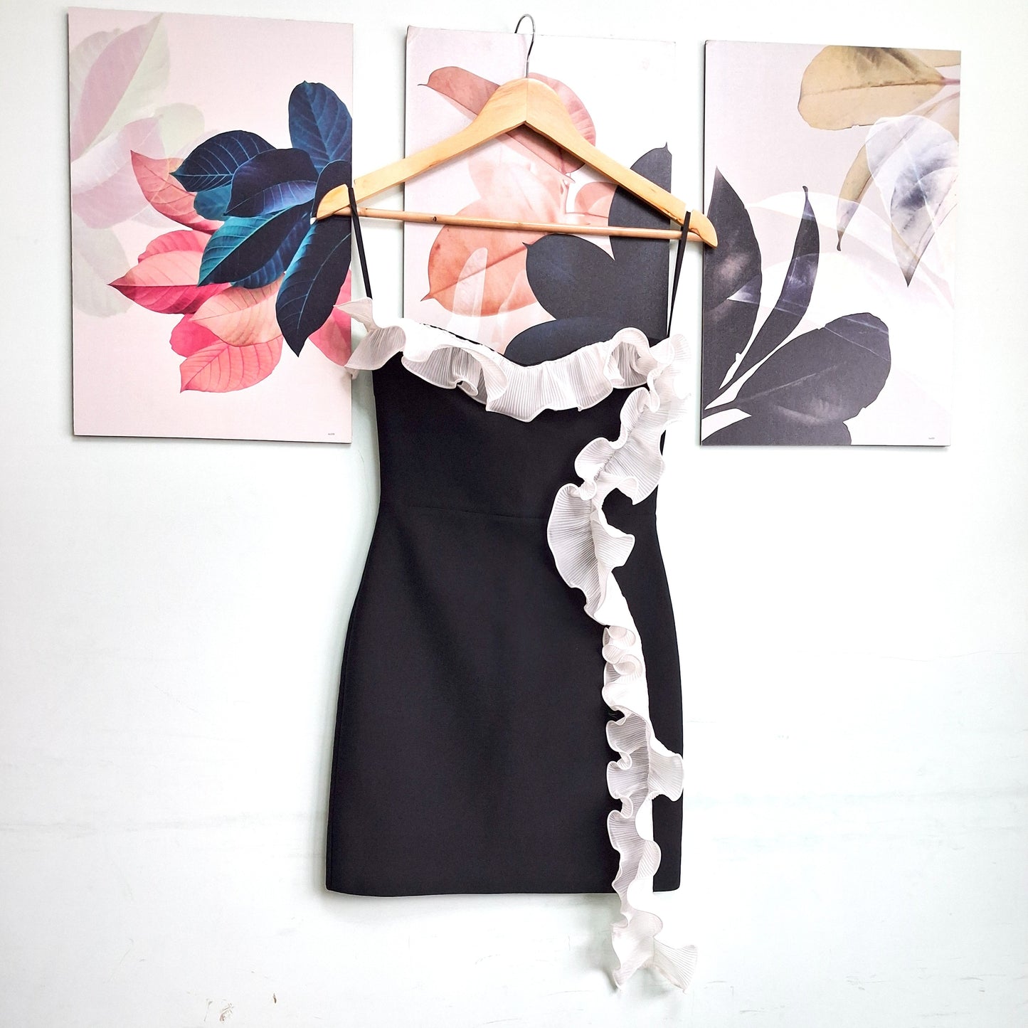 Hot black and white short body fit one piece