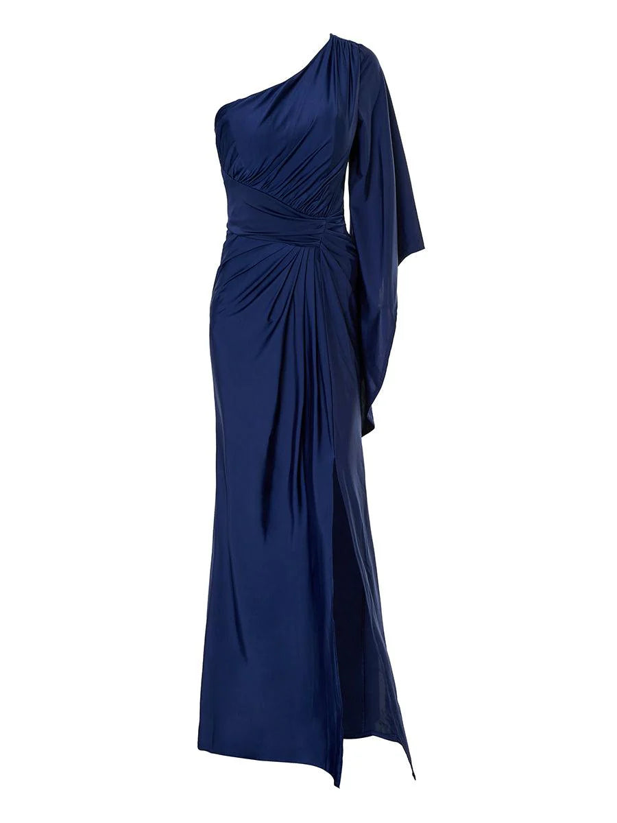 Royal blue long dress