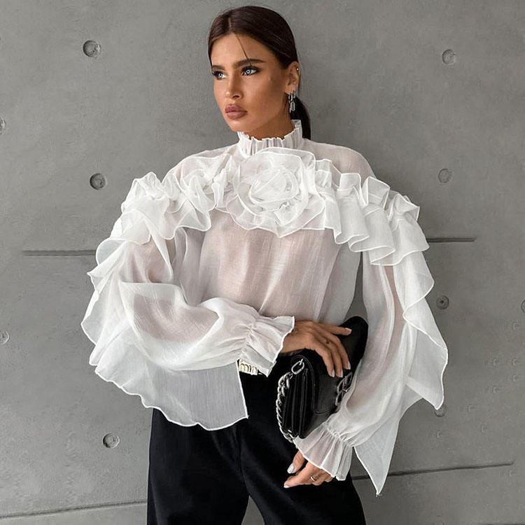 Unique style white top