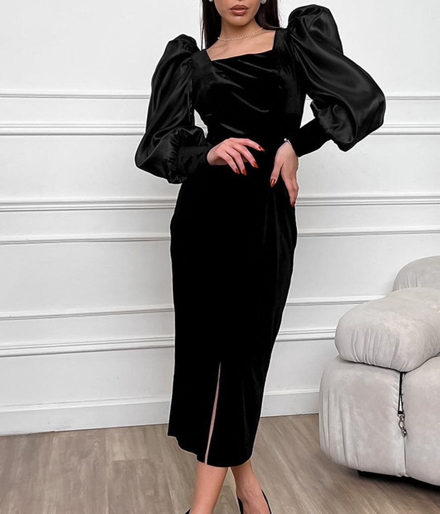 Black Modern look dress
