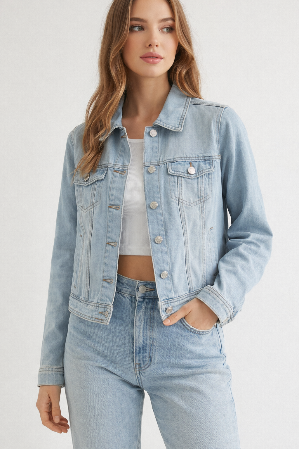 Denim shirt for girls