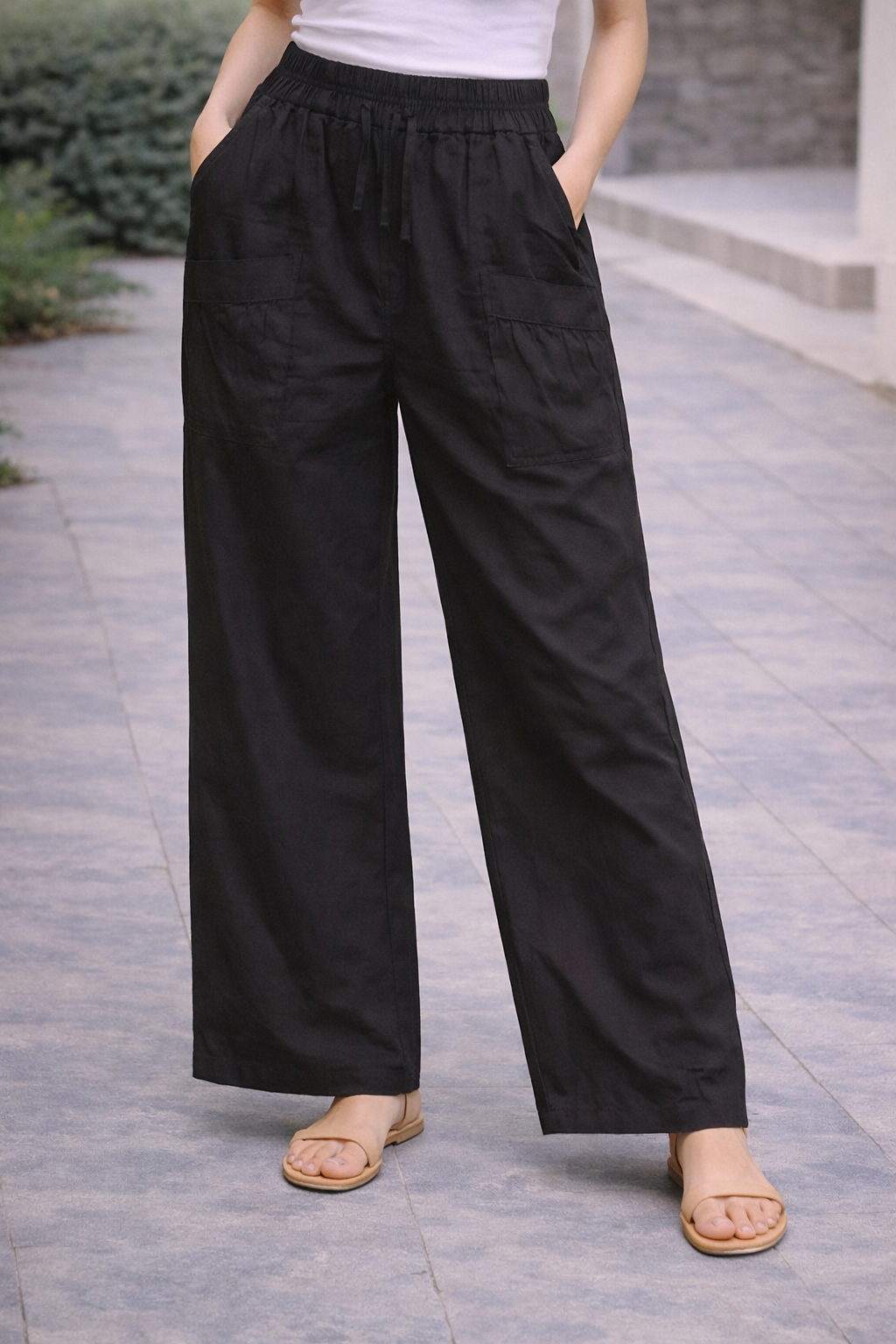 Black Joggers Style Pant For Girls