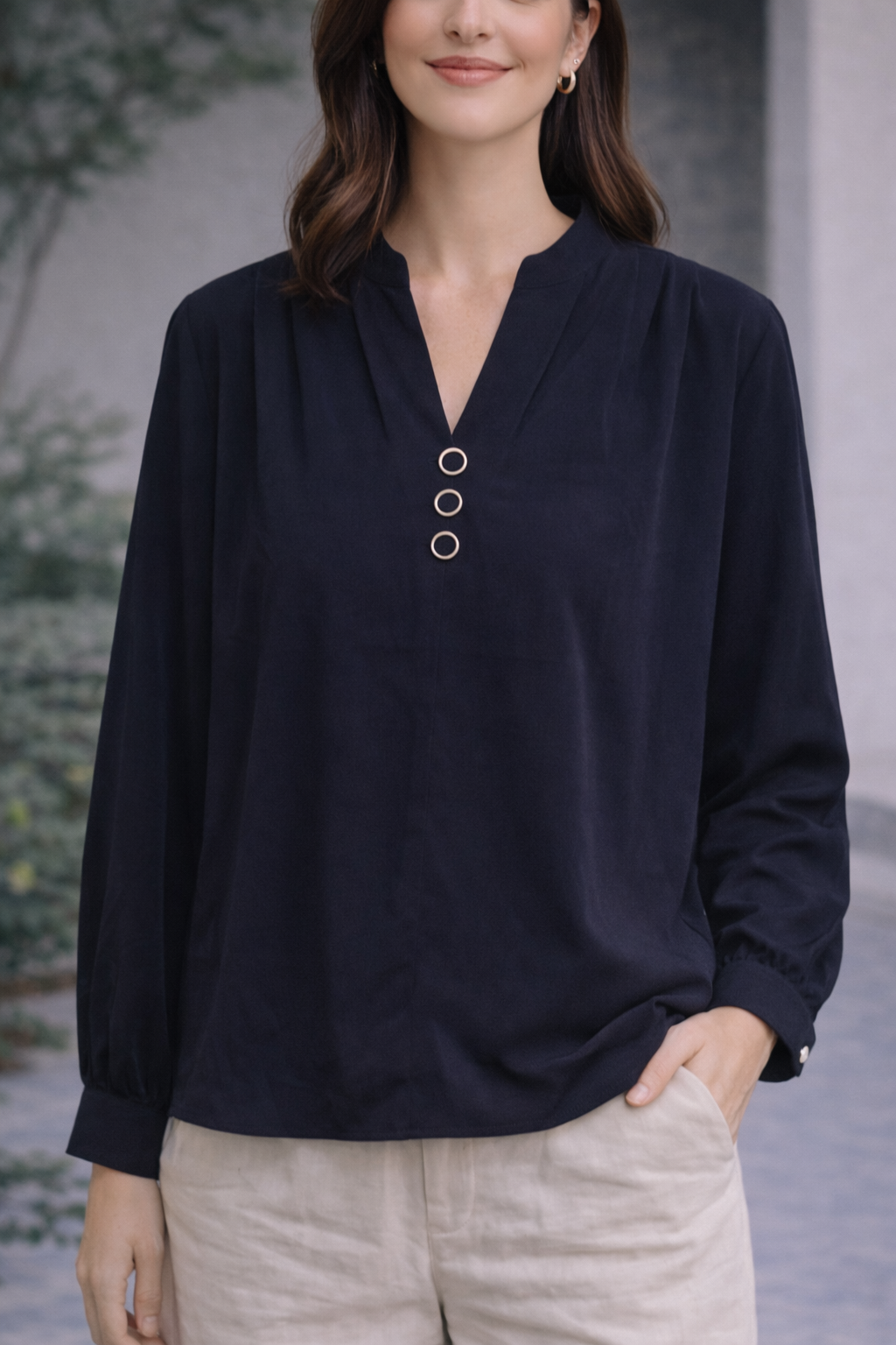 Long Hand Fancy Top For Women
