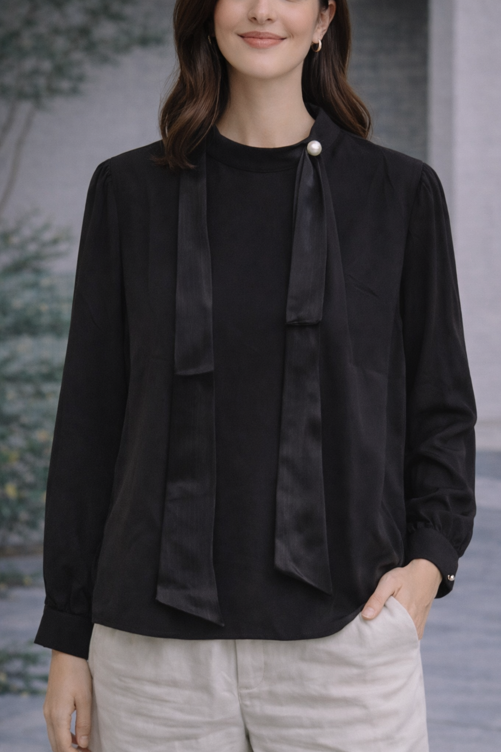 Long Hand Fancy Look With Belt For Women