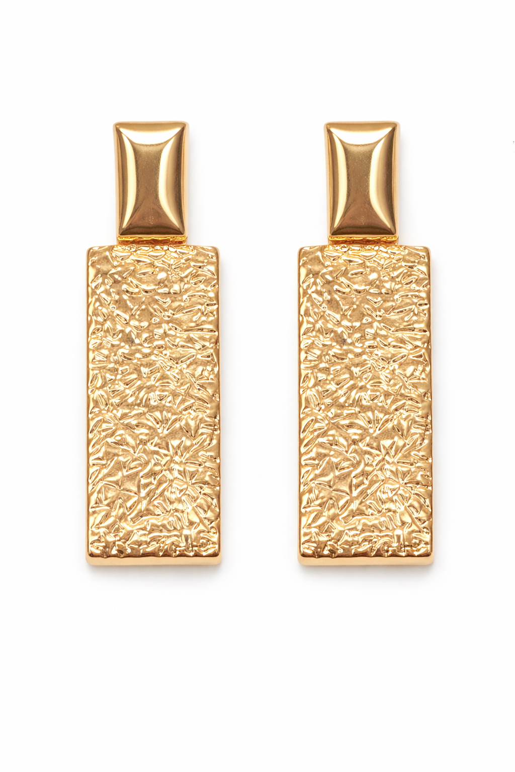 Aurora Textured Bar Earrings