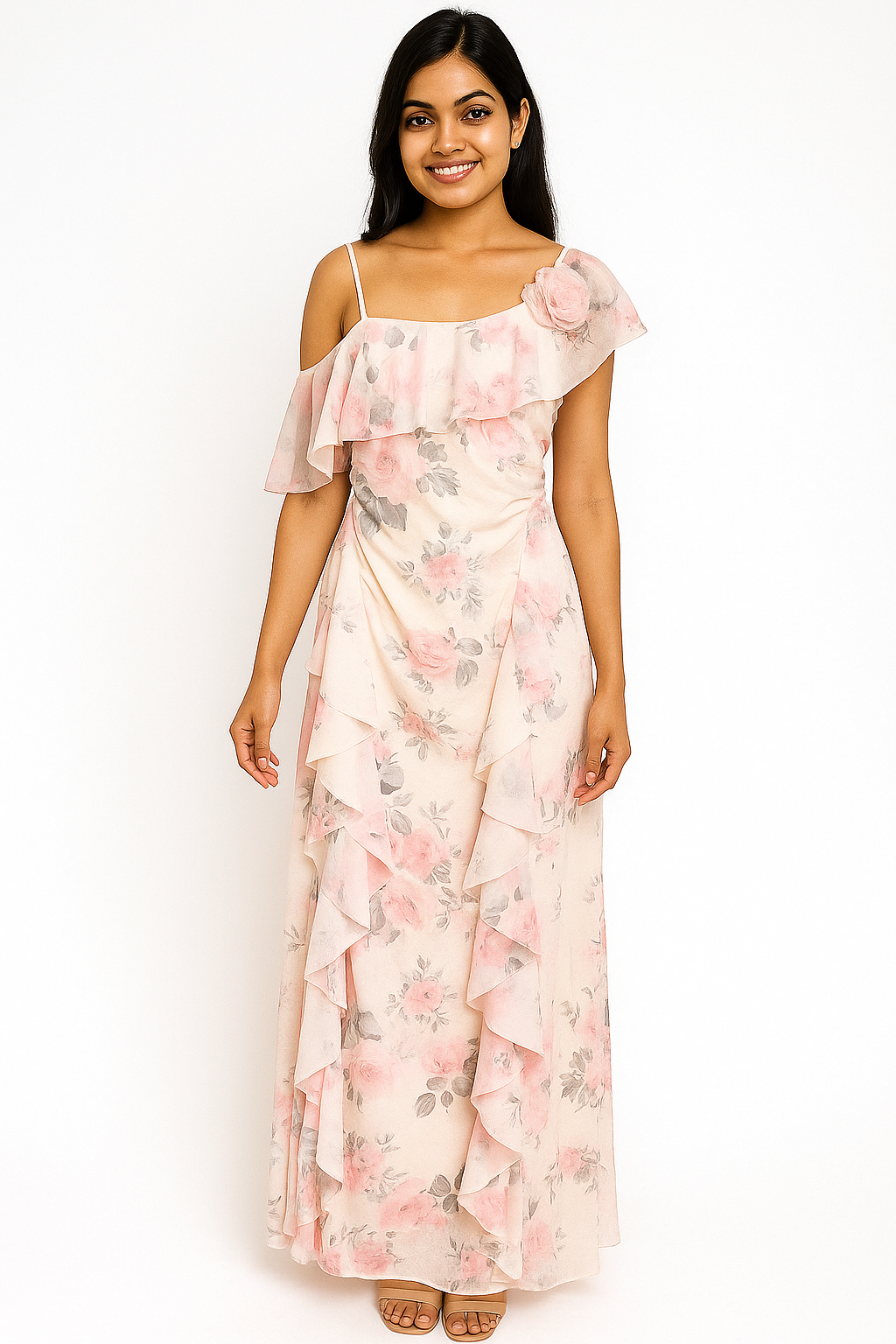Hot multi colour body fit dress