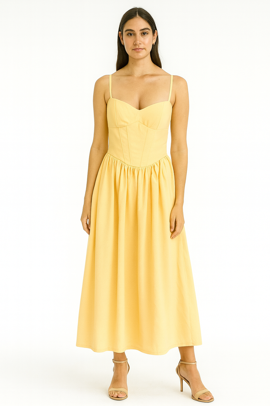 Pretty flared dress for party look