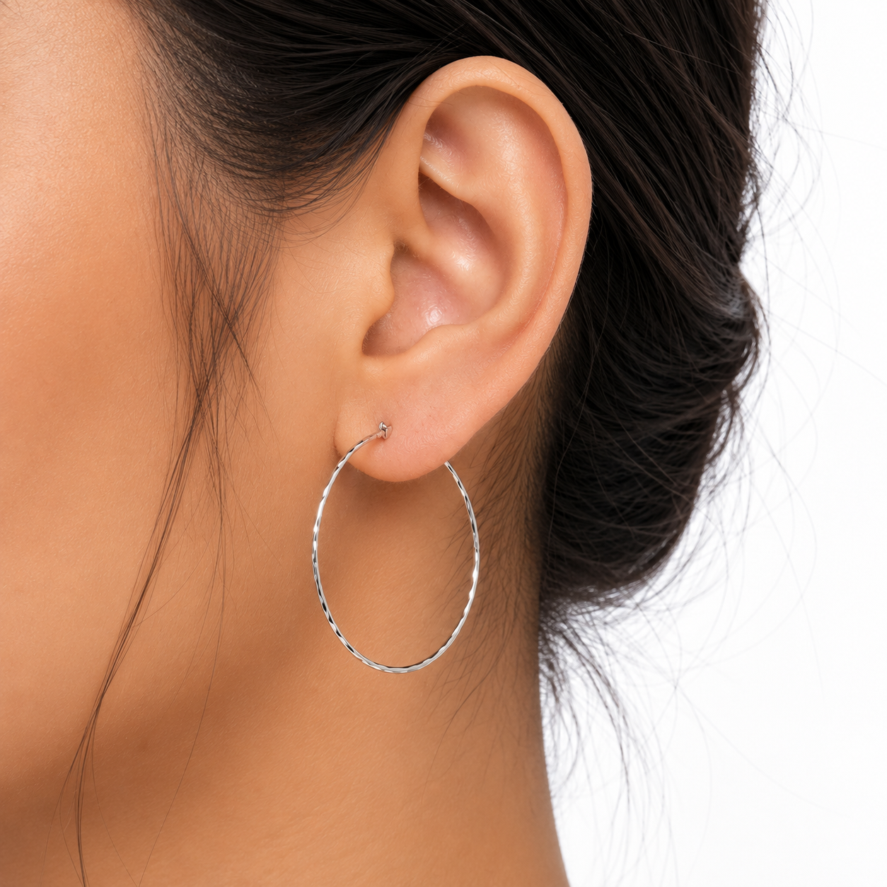 Silver Loop Earrings