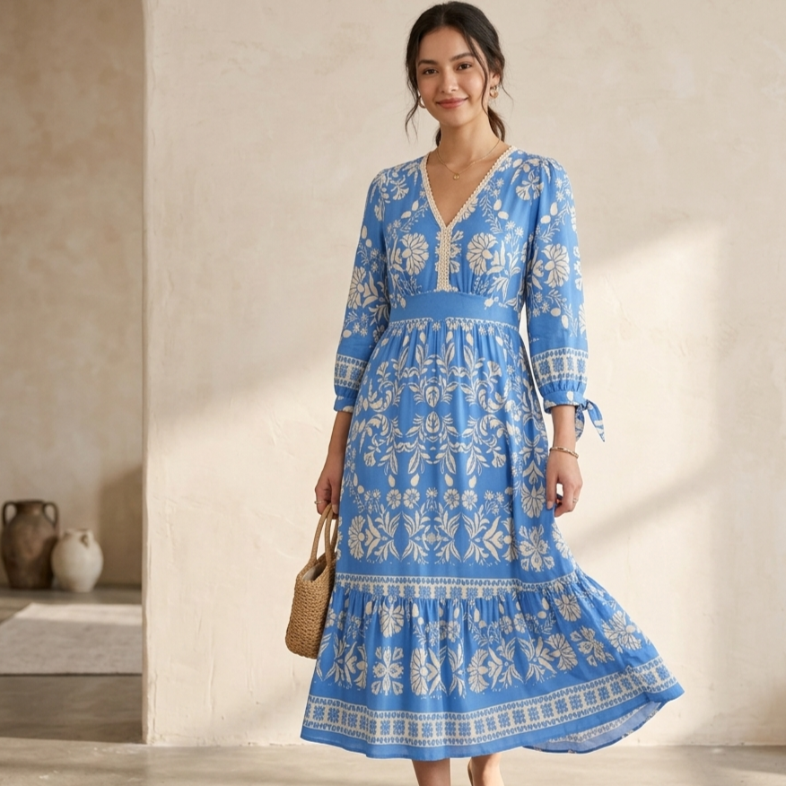 Blue Majesty Dress