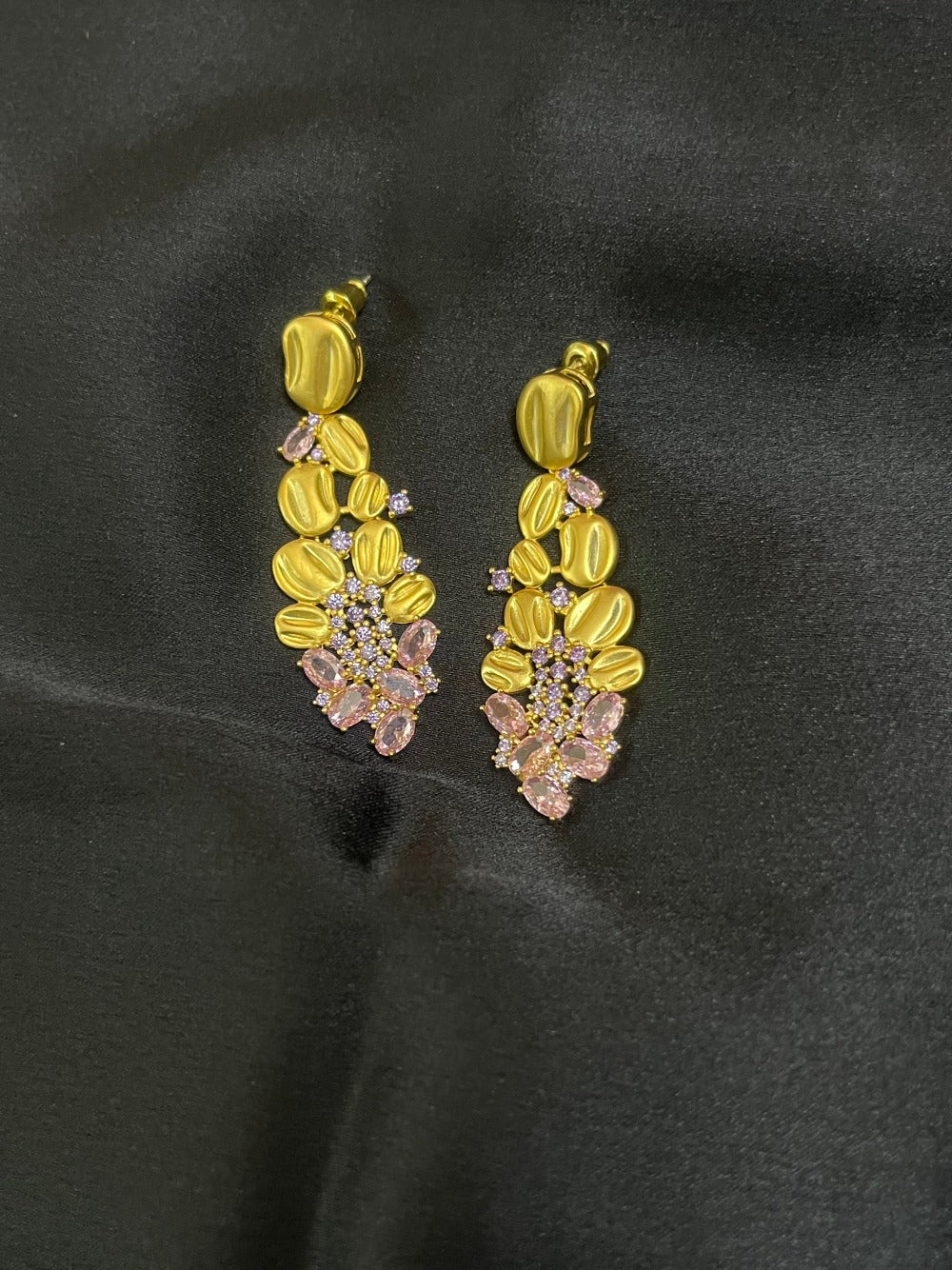 African Cubic Zirconia long earring