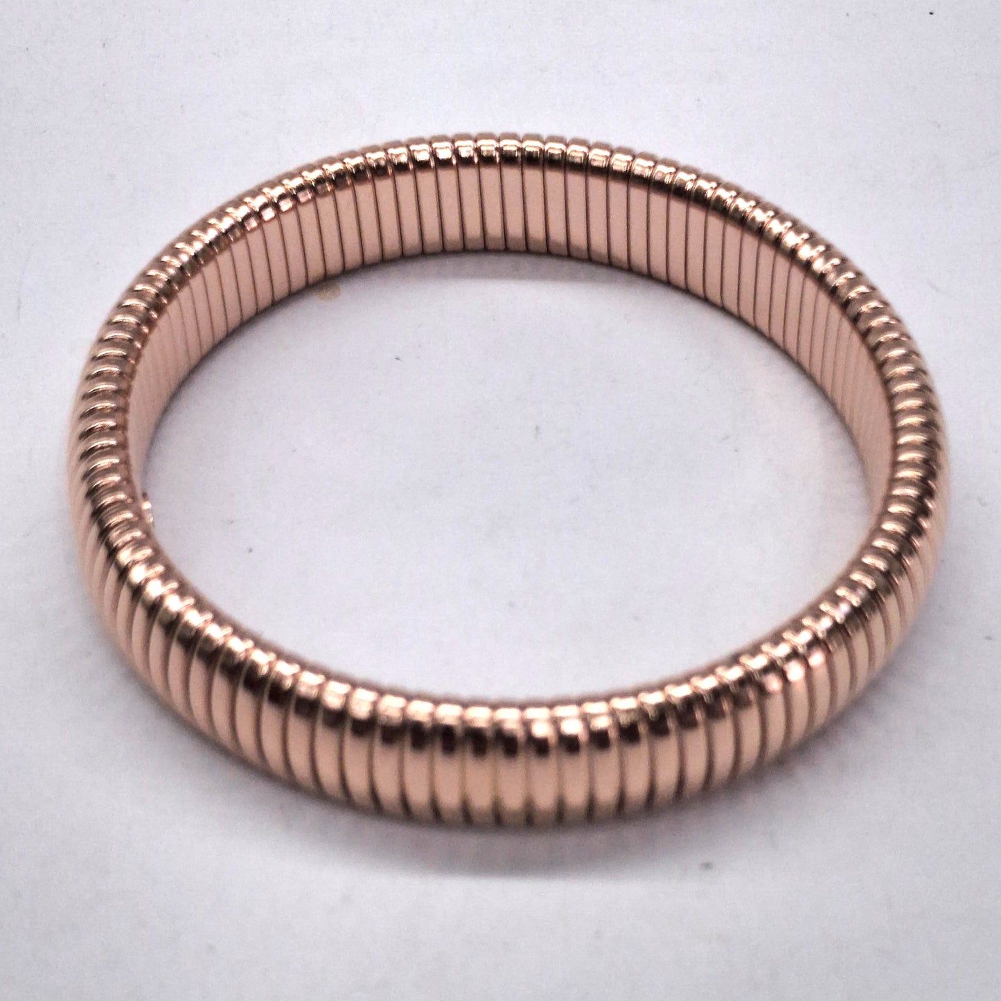 Rose gold plated strip shape bracelets