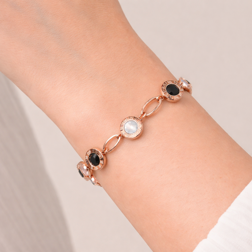 Nice roman letter charm bracelets