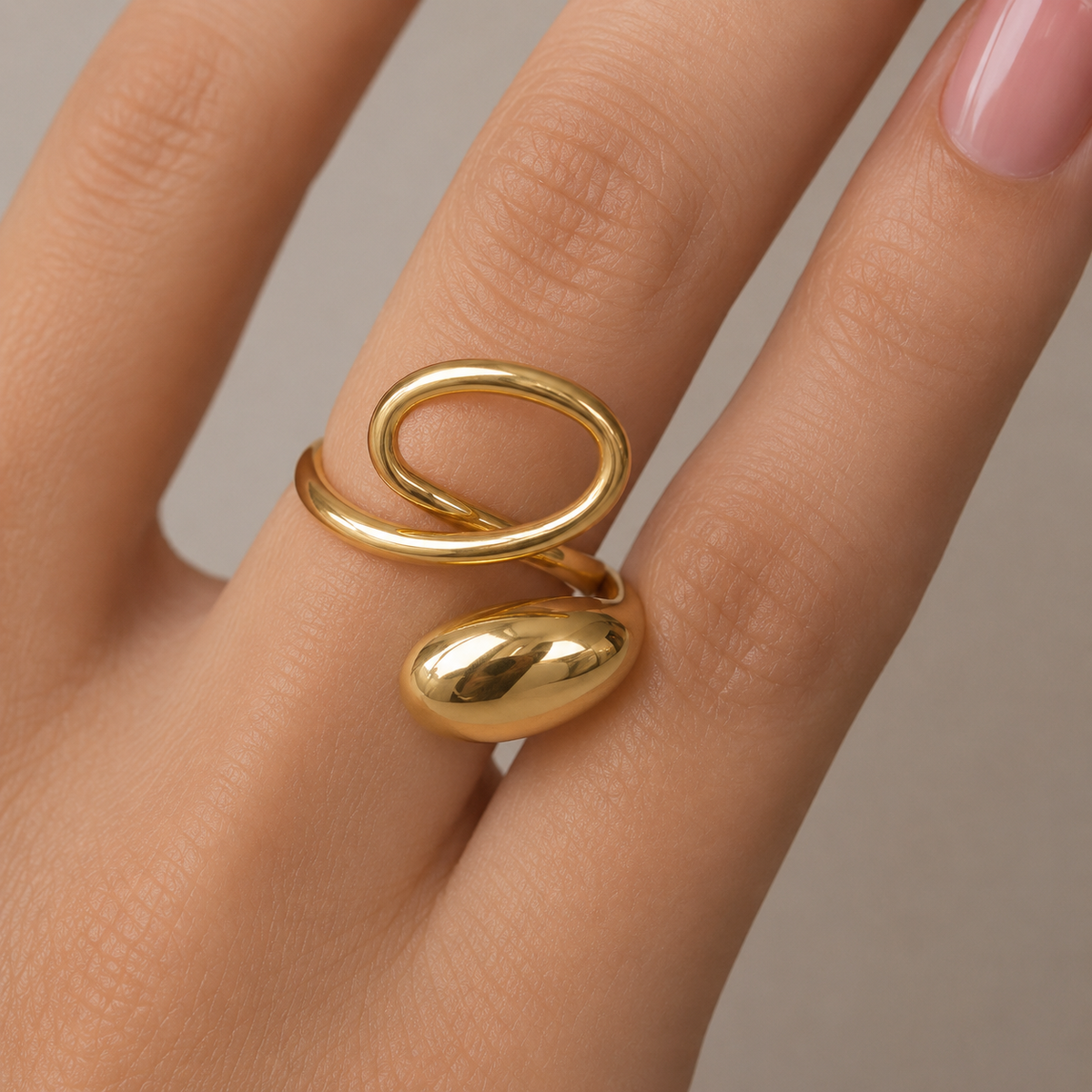 Gold Twist Ring