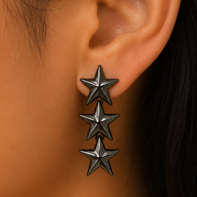 Midnight Star Drops Earrings