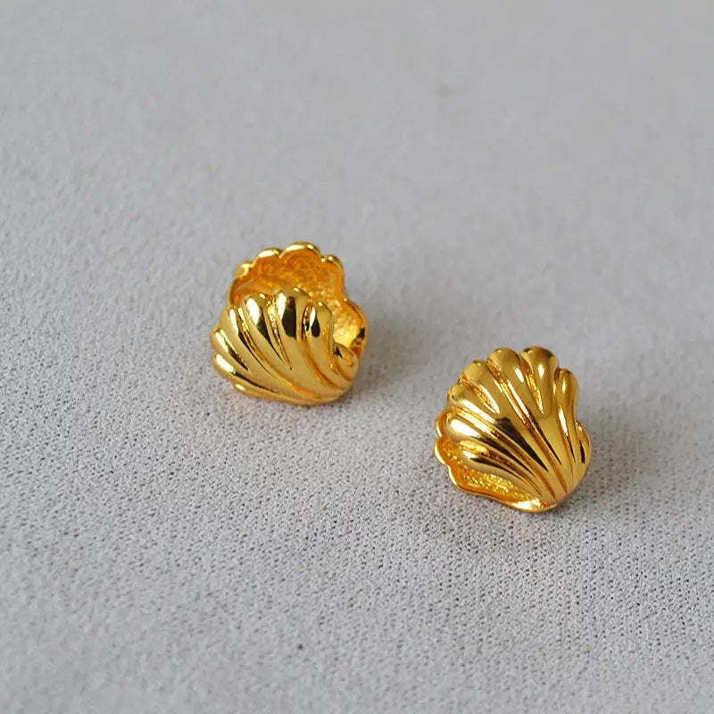 Pretty mini gold hinged hoop earring