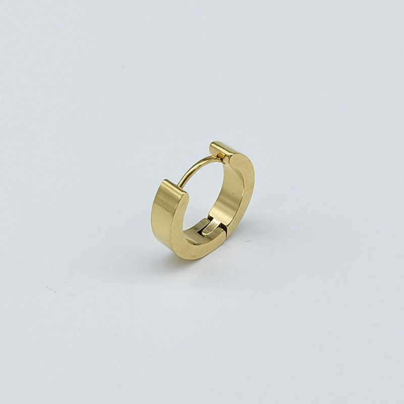 Silver colour with finish of gold small earring