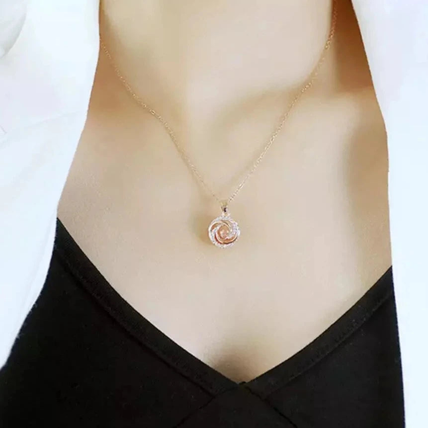 Uniqe design circle necklace