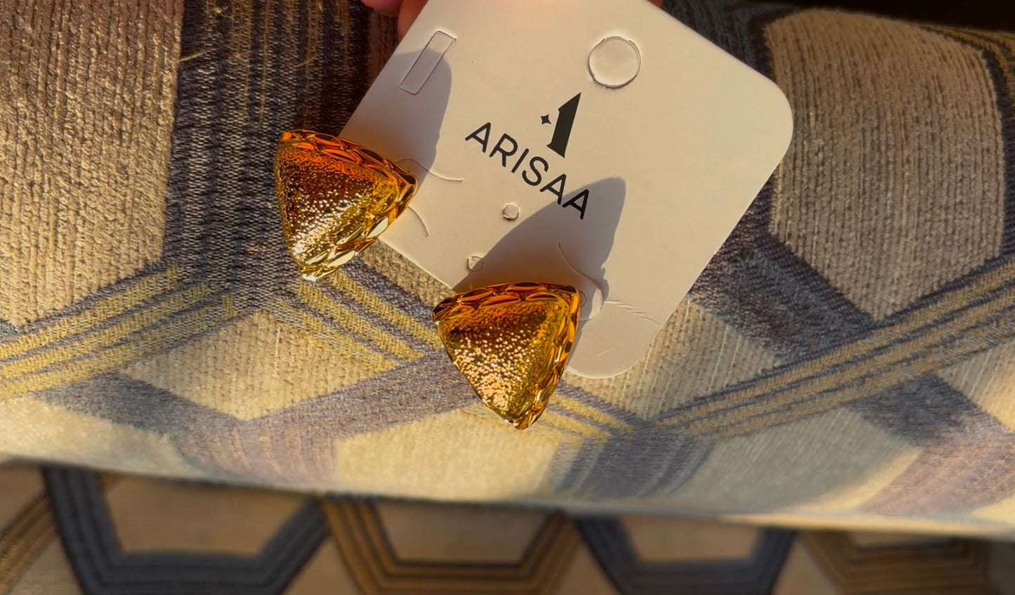 Simple Triangle Shape Stud Earring For Casual Wear