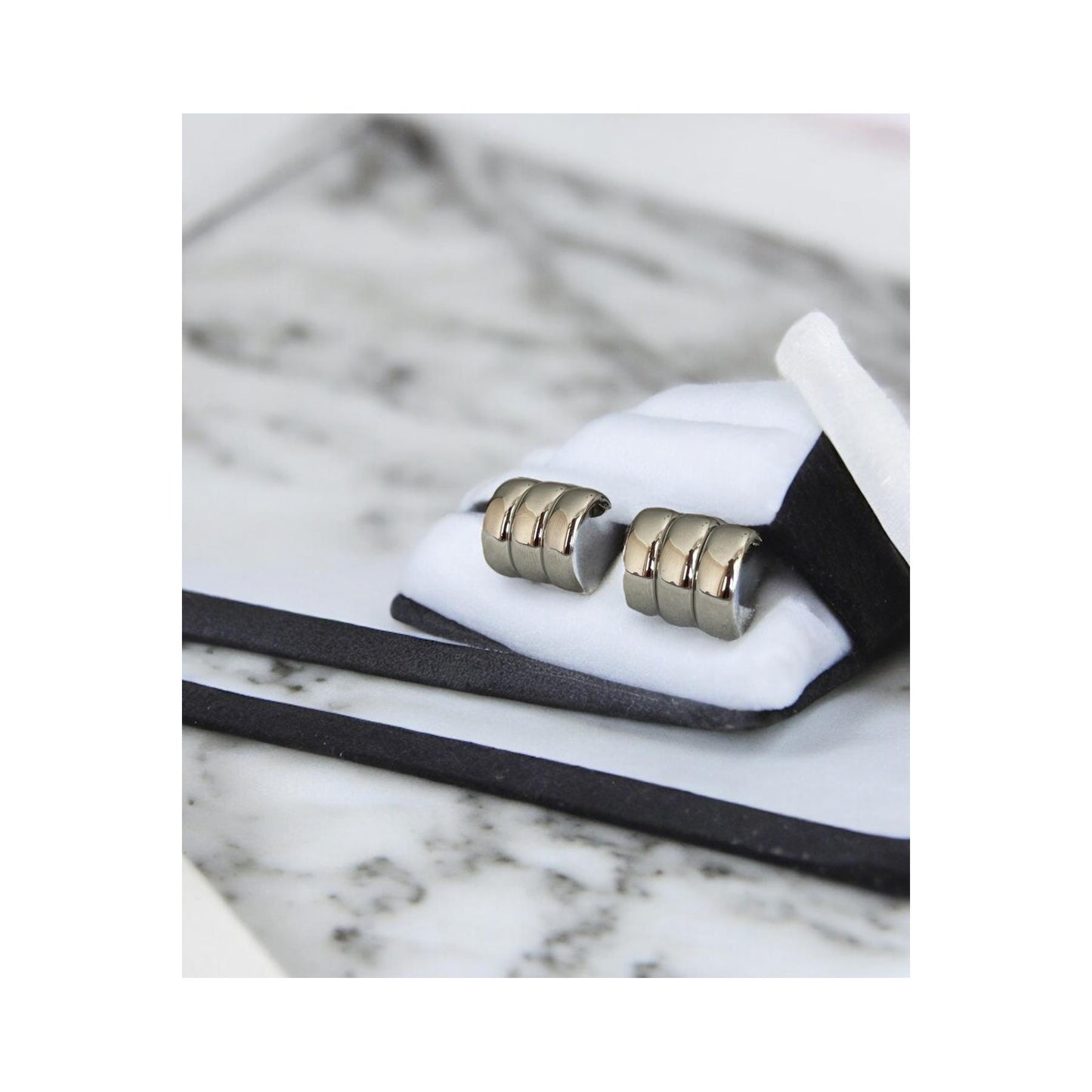 Trio silver stud earring