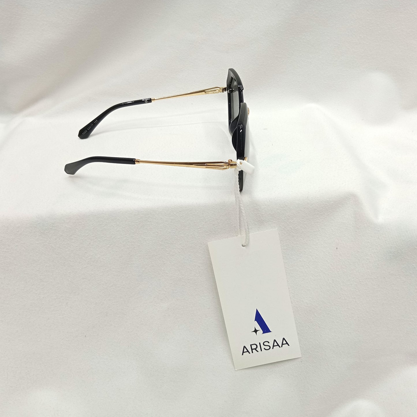 Round Rectangular Black Sunglasses
