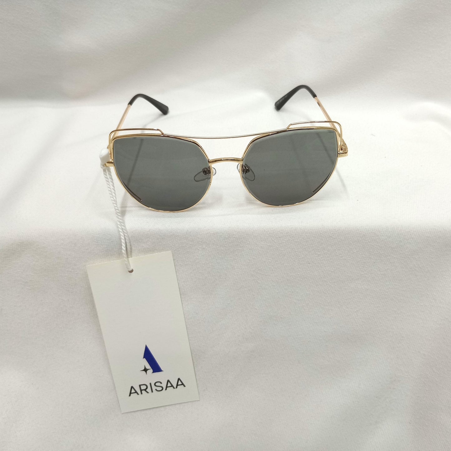 Gray Aviator Sunglasses