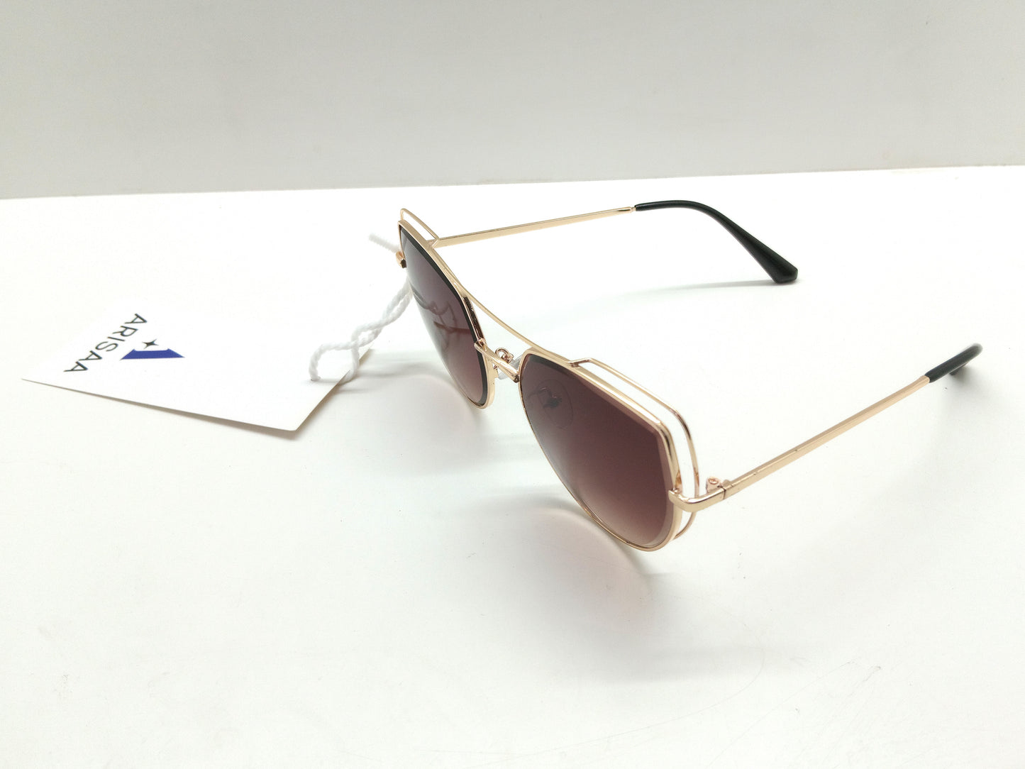 Brown Aviator Sunglasses