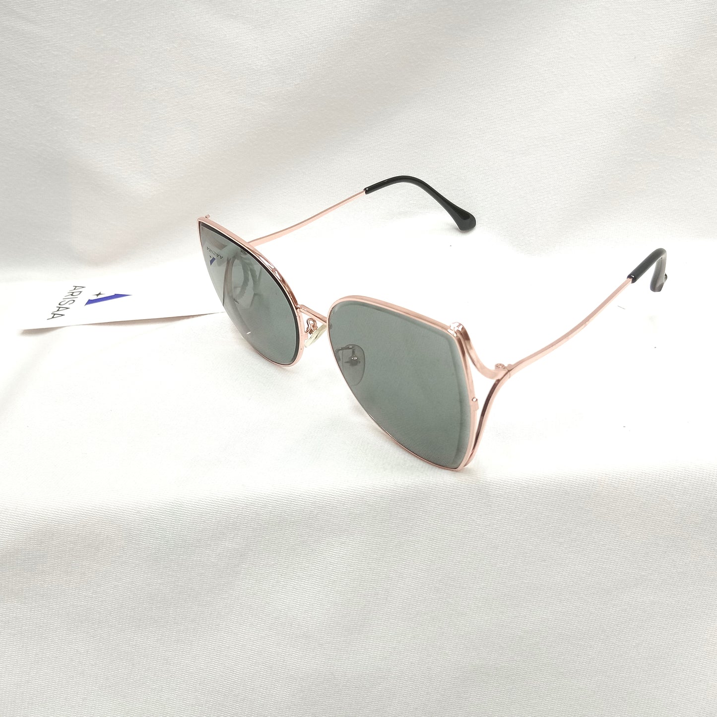 Gray Oval Sunglasses