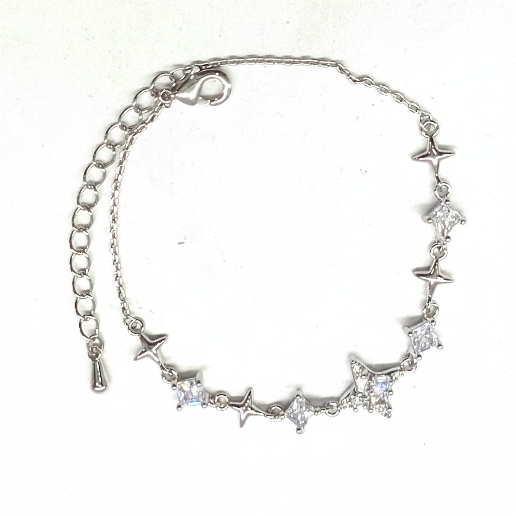 Elegant Starfall Charm Bracelet