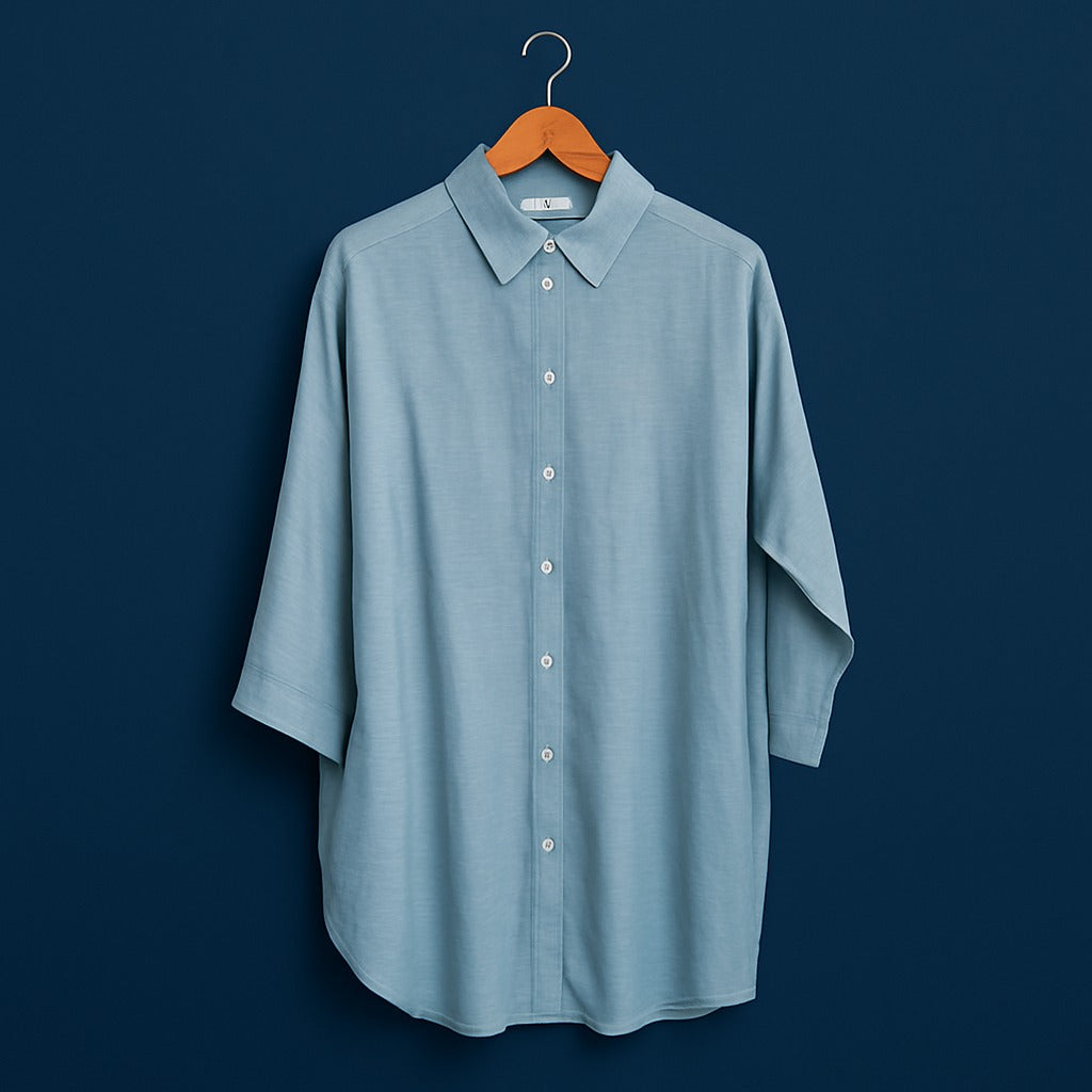 Navy blue Full sleeve shirt for women's