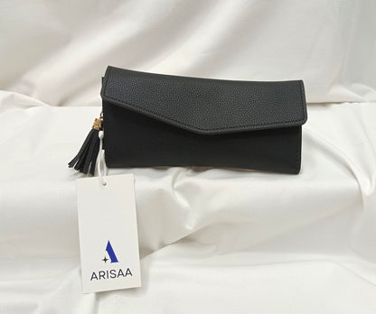 Classic look black colour wallet
