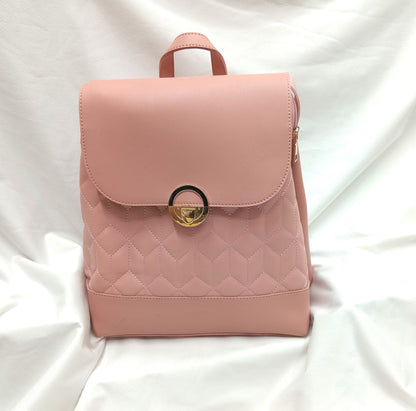 Lite pink stylish bag pack