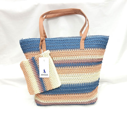 Multi colour big hand bag for regular use