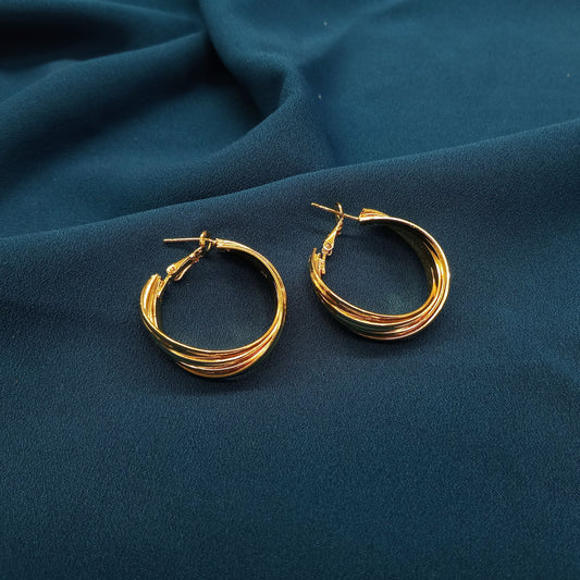 Shinny hoops with matt finish