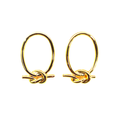 Mini bow khotted earring