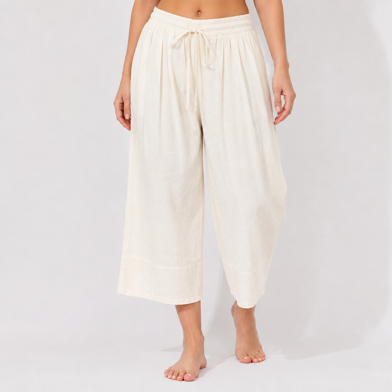 Flowy Wide-Leg Comfort Pants