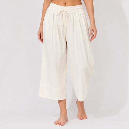 Flowy Wide-Leg Comfort Pants