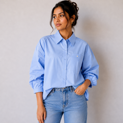 Pastel Chic Oversized Shirt