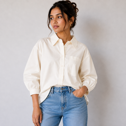 Pastel Chic Oversized Shirt