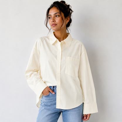 Classic Simple Shirt For Girls